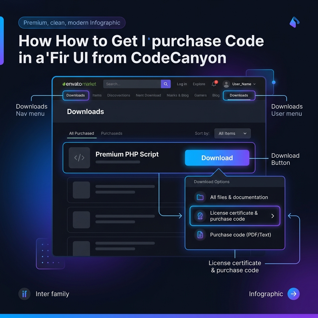 How to get purchase code