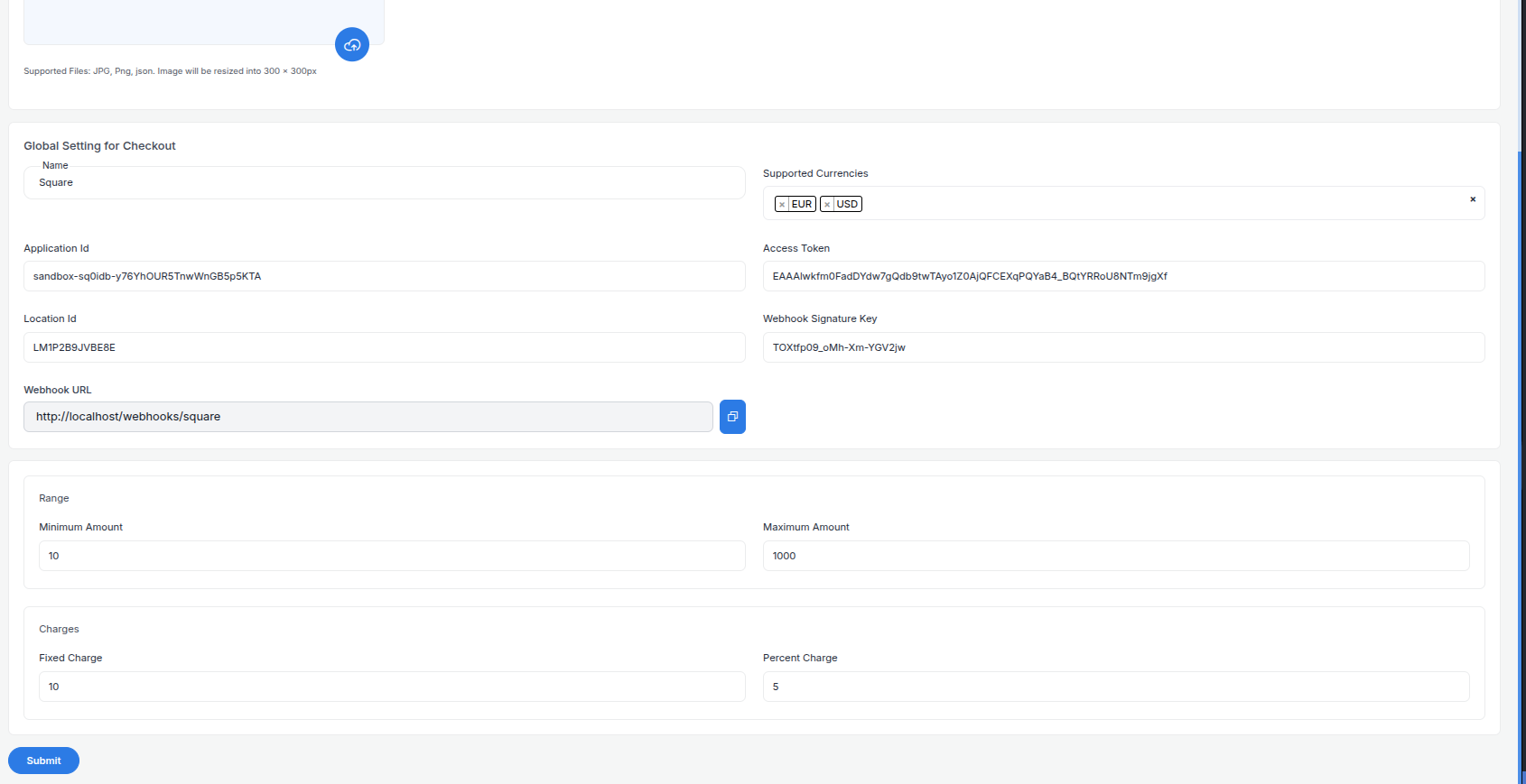 Square API Keys Square API Keys