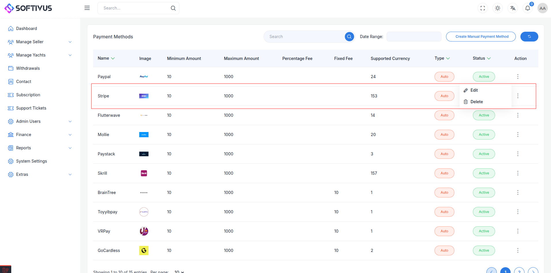 Stripe API Keys Stripe API Keys