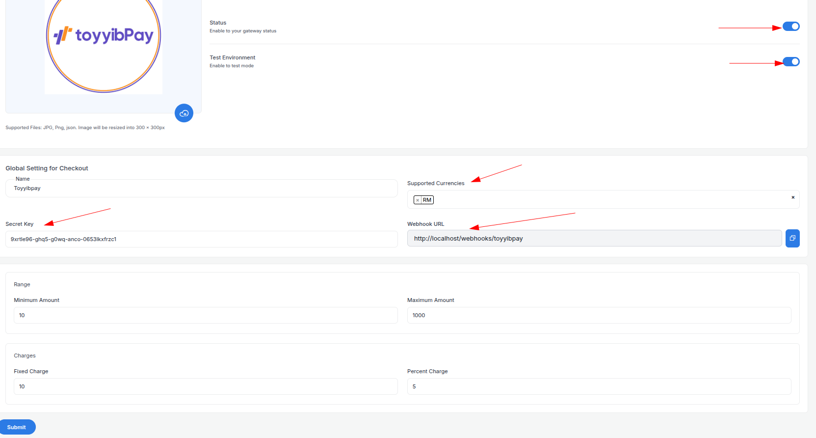 ToyyibPay API Keys ToyyibPay API Keys