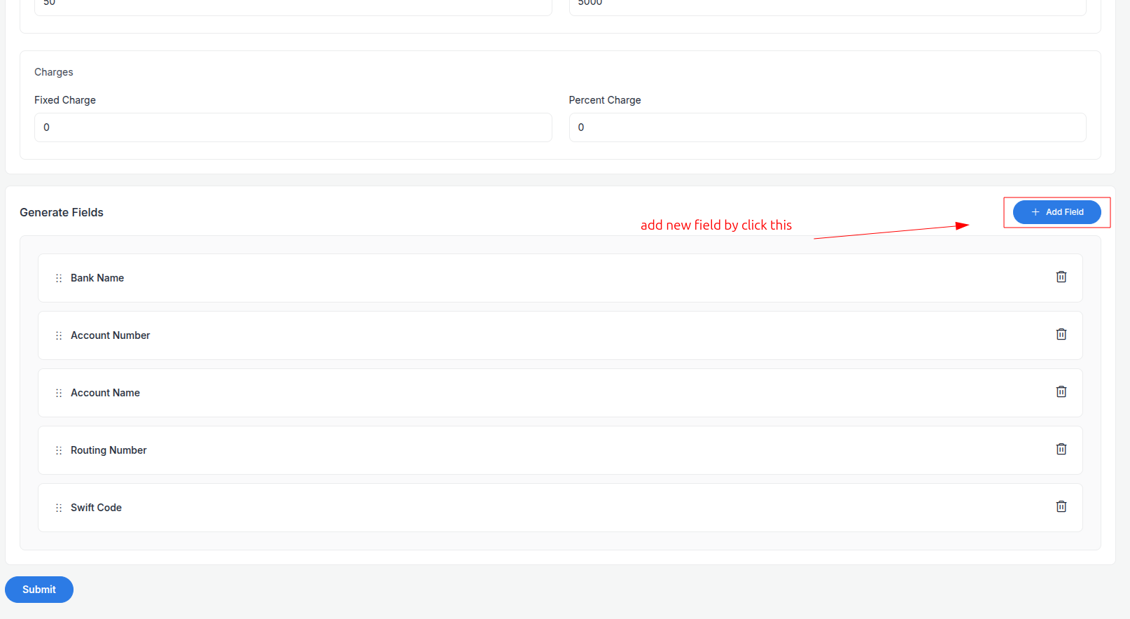 withdraw method withdraw method